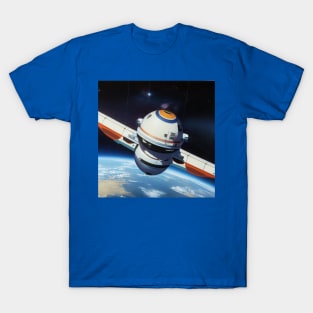 Vintage Space Satellite T-Shirt